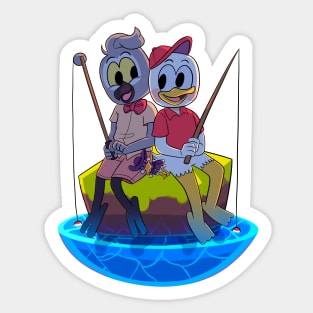 Gone Fishing Sticker